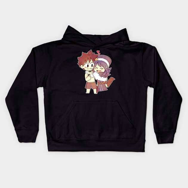 Chibi Gruvia Kids Hoodie by Dragnoodles